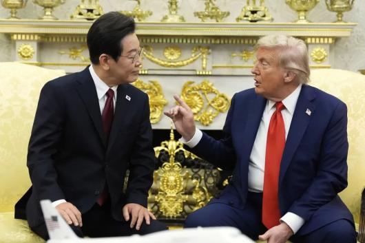 申宝策略 特朗普向李在明谈及中美谈判：美国有极其强大的筹码